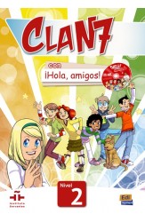 Clan 7 con ¡Hola, amigos! 2 - Libro del alumno + CD-ROM