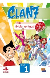 Clan 7 con ¡Hola, amigos! 1 - Libro del alumno + CD-ROM